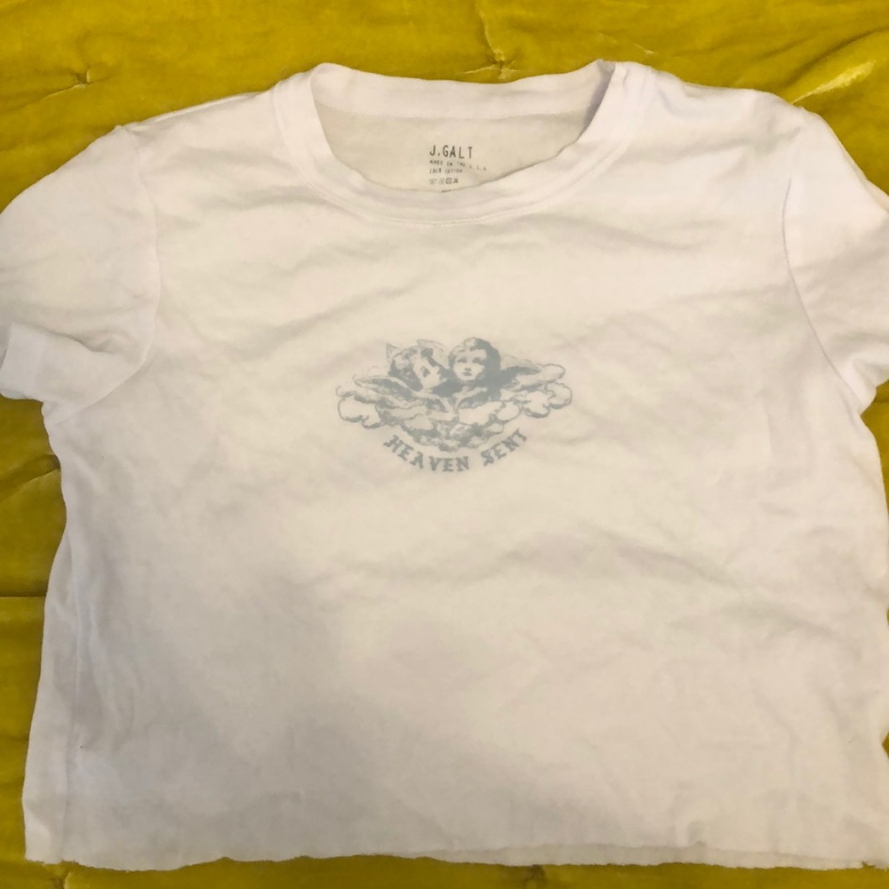 Heaven sent cropped t shirt